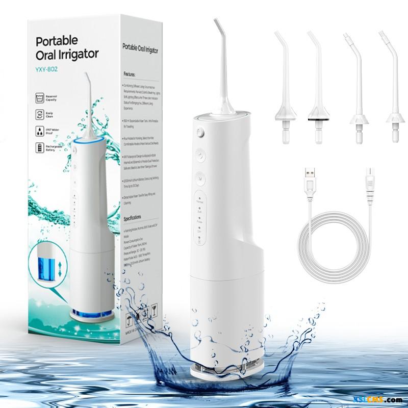 portable electric oral irrigator