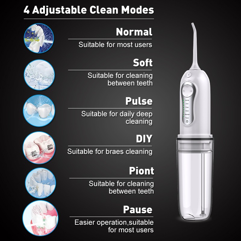 How a water flosser does it works ?